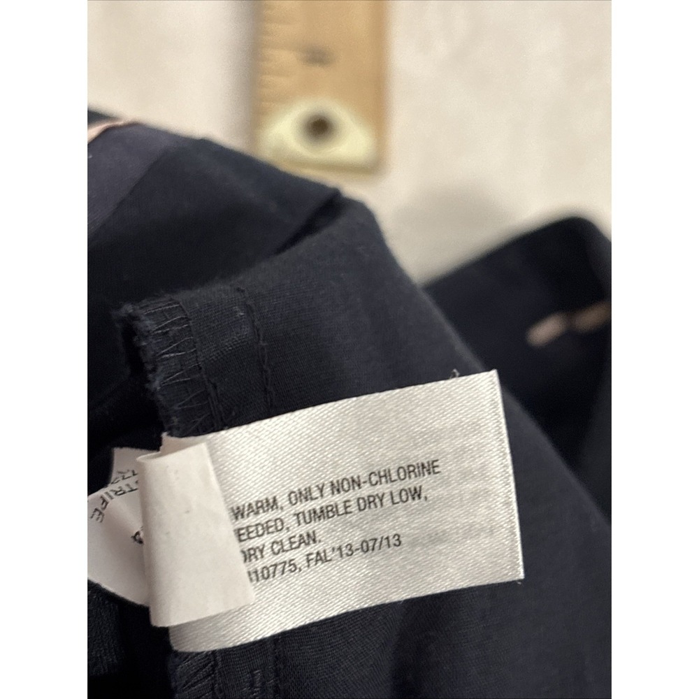 Gap Perfect Trouser Womens Size 10A Stretch Navy Pinstripe Career Dress Pants - Picture 9 of 13